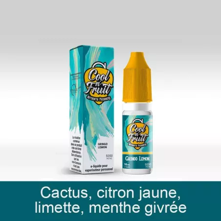 E-LIQUIDE GRINGO LEMON - COOL N'FRUIT - ALFALIQUID
