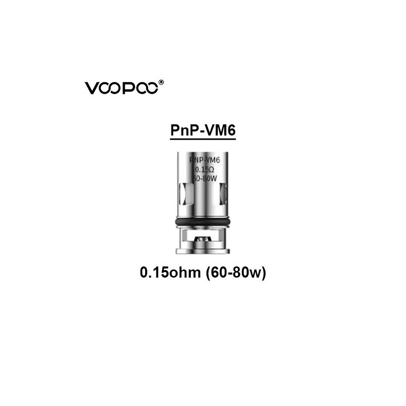 Resistance PnP-VM6 - 0.15 ohm (60-80w) - e-clopevape.com