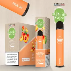 Puff cigarette jetable - Pêche ice - Ma petite vape - e-clopevape.com