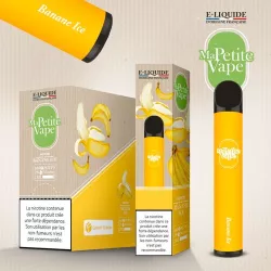 Puff cigarette jetable - Banane ice - Ma petite vape - e-clopevape.com