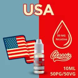 E-Liquide Usa CLASSIC LIQUIDE 10ML-00MG-de-nicotine-50PG-50VG - e-clopevape