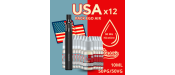 Joyetech eGo AIR Noir  + Tabac USA  00mg + 12 flacons - e-clopevape.com