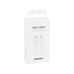 Câble USB-C Samsung EP-DA705 - Performance et Durabilité pour la Charge et la Synchronisation - blanc - e-clopevape.com