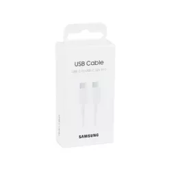 Câble USB-C Samsung EP-DA705 - Performance et Durabilité pour la Charge et la Synchronisation - blanc - e-clopevape.com