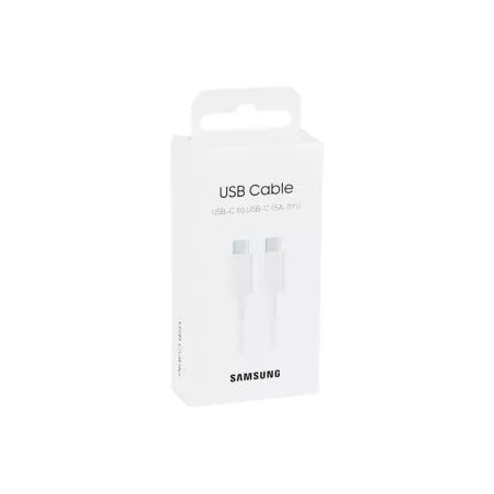 Câble USB-C Samsung EP-DA705 - Performance et Durabilité pour la Charge et la Synchronisation - blanc - e-clopevape.com