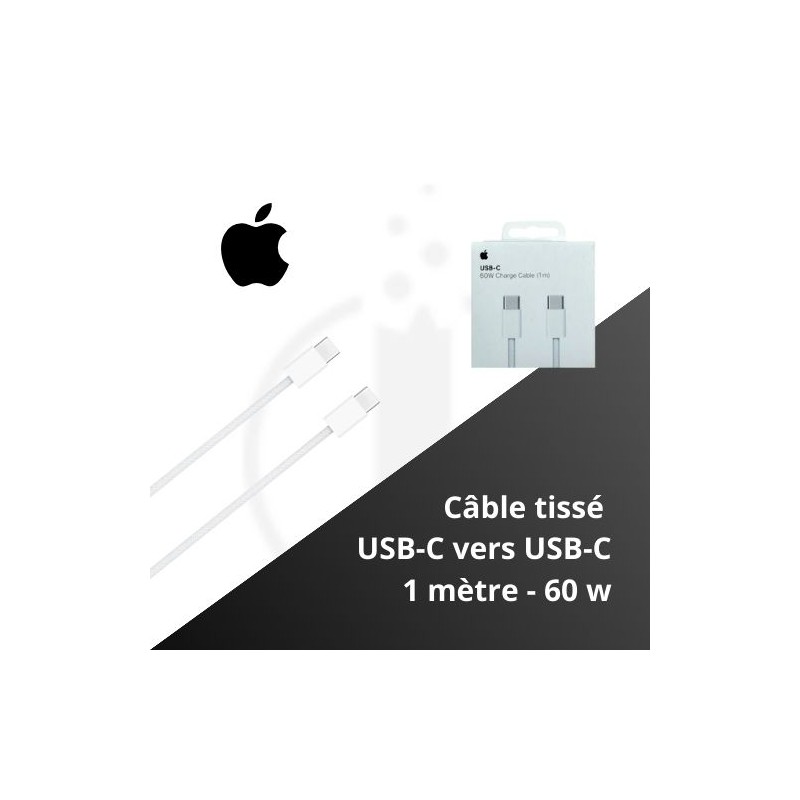 Câble USB-C 60W Apple Original - MQKJ3ZM/A - e-clopevape.com - 1 mtre