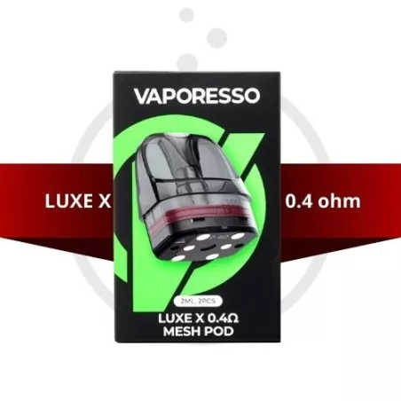 CARTOUCHE LUXE X 5ML VAPORESSO - MESH POD x2 - 0.4 ohm - e-clopevape.com - 6943498609284