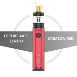 Kit EZ Tube avec Zenith Minimal - Crimson red - e-clopevape.com