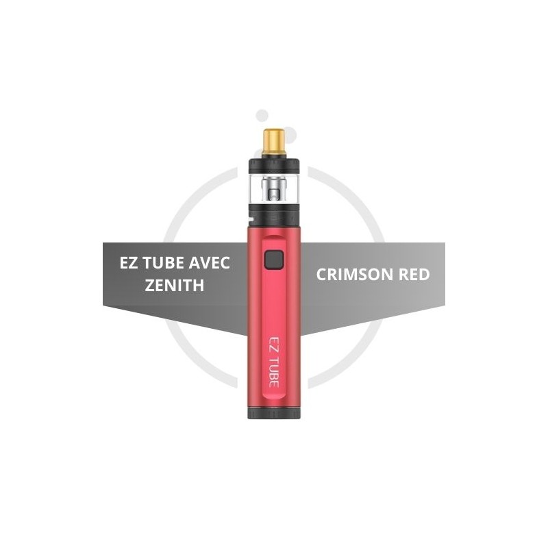 Kit EZ Tube avec Zenith Minimal - Crimson red - e-clopevape.com