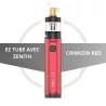 Kit EZ Tube avec Zenith Minimal - Crimson red - e-clopevape.com