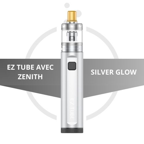 Kit EZ Tube avec Zenith Minimal - Silver glow- e-clopevape.com