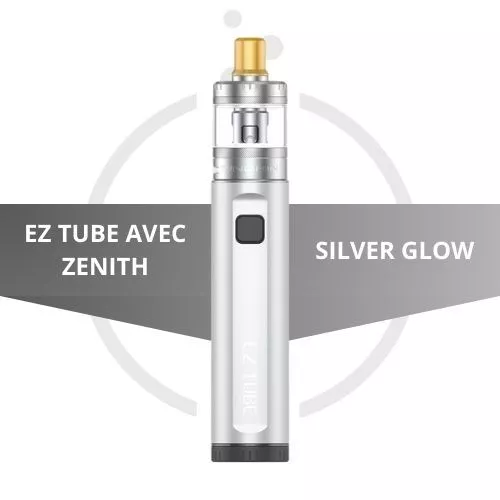 Kit EZ Tube avec Zenith Minimal - Silver glow- e-clopevape.com