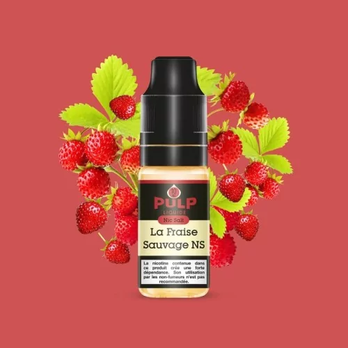 image E-Liquide La Fraise Sauvage Sel De Nicotine Pulp - e-clopevape.com