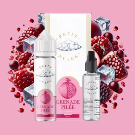 Grenade Pilée 60ML - Petit Nuage E-liquid - Guava and Pomegranate Flavor