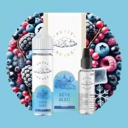 image Rêve Bleu 60ML - E-liquide Petit Nuage, Saveur Fruité et Rafraîchissante - e-clopevape