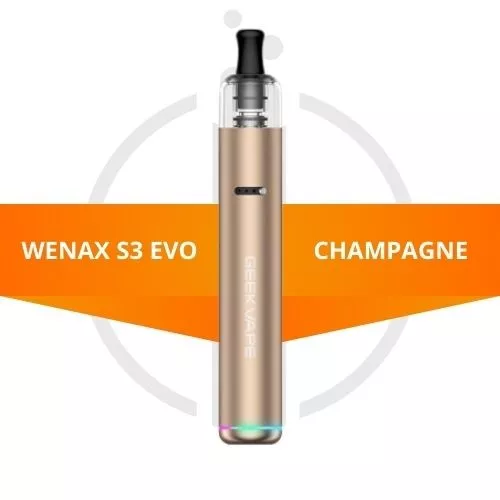 image - Kit Wenax S3 Evo - GeekVape - champagne - 6970313641013 - e-clopevape.com