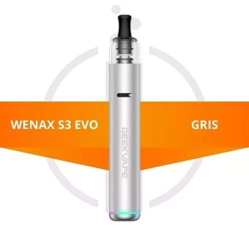 image - Kit Wenax S3 Evo - GeekVape - gris - 6970313643352 - e-clopevape.com