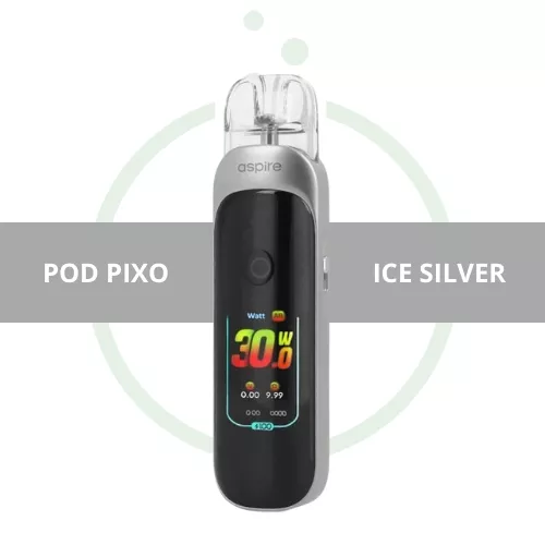 picture Kit Pod Pixo Aspire ice silver - e-clopevape.com