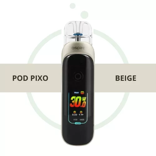 picture Kit Pod Pixo Aspire beige - e-clopevape.com