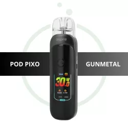 picture Kit Pod Pixo Aspire gunmetal - e-clopevape.comv