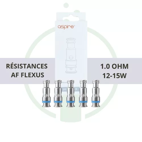 Résistance AF Aspire Flexus - Compatibilité et Saveurs Optimales