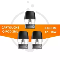 Cartouche pod Q Series - GeekVape | Compatible Aegis Q, Digi Q, Wenax Q