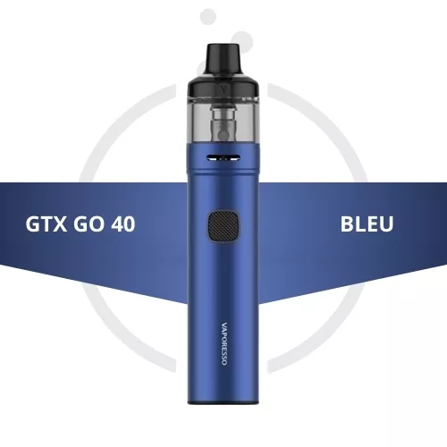 picture blue GTX Go 40 Kit by Vaporesso - e-clopevape.com