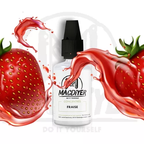 image Arôme concentré fraise 30ML - MACDIYER