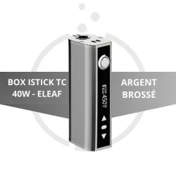 Box Istick Tc 40W - Eleaf - argent brossé - e-clopevape.com