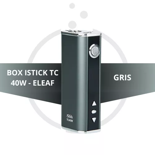 Istick Tc 40W box - Eleaf - grey - e-clopevape.com