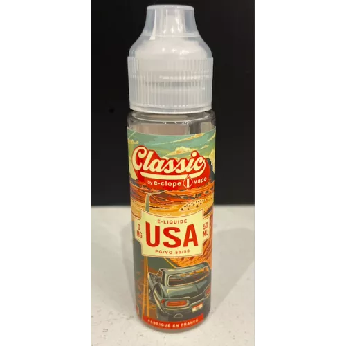 USA Classic liquide 50ML e-clopevape USA Classic liquide 50ML e-clopevape