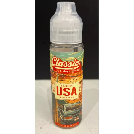 USA Classic liquide 50ML e-clopevape