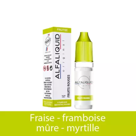 E-liquide fruits rouges ALFALIQUID