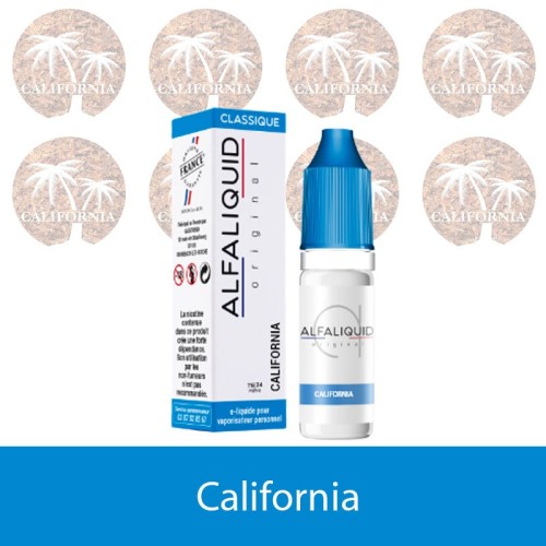 E-liquide Tabac Blond - California ALFALIQUID - e-clopevape