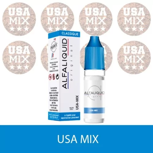 E-liquide USA MIX ALFALIQUID - e-clopevape