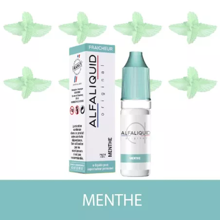 E-liquide Menthe ALFALIQUID - e-clopevape
