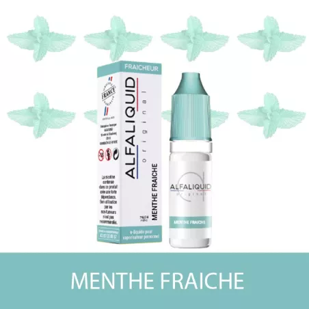 E-liquide Menthe Fraiche ALFALIQUID - e-clopevape