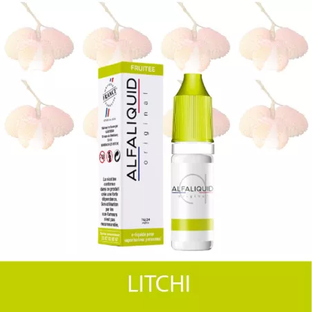IMAGE E-LIQUIDE LITCHI ALFALIQUIDE - e-clopevape