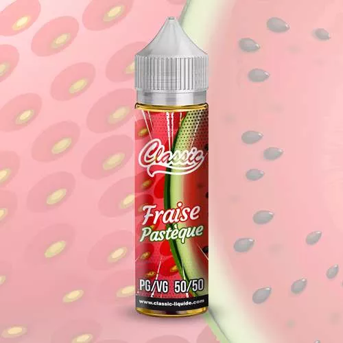 Fraise pastèque Classic liquide 50ml e-clopevape